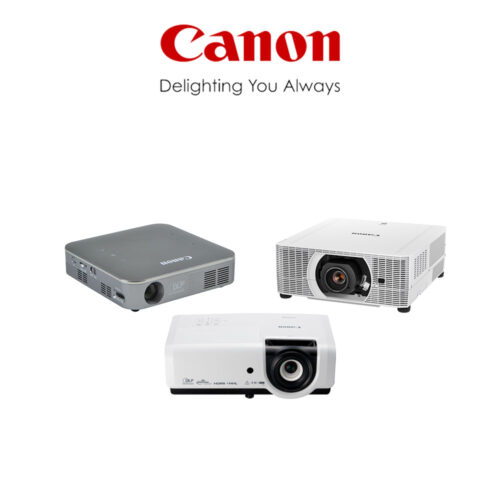 Canon's range of projectors for every need - from small meeting rooms to full auditoriums. Project up to Full HD, 4K UHD and 4K resolutions. Contact 6872 0101 or email 01marcom@01.sg for more details.