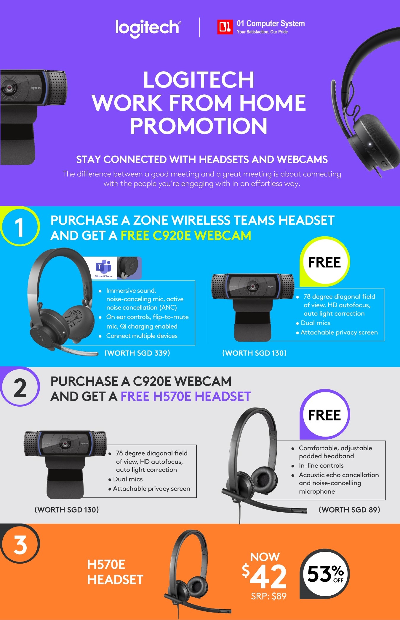 Logitech Work From Home Promotion